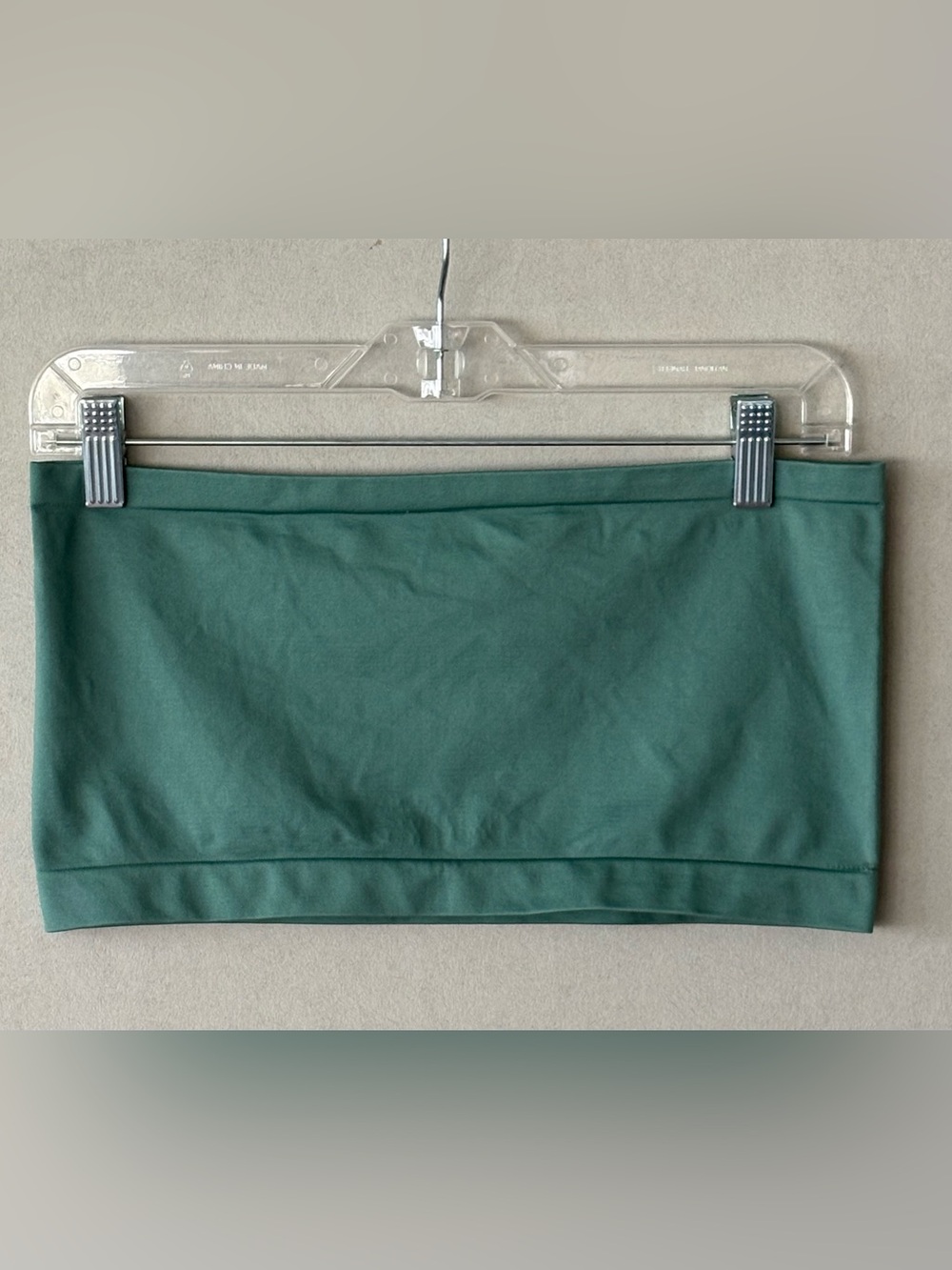 Auden Emerald Green crop tube top XL stretchy